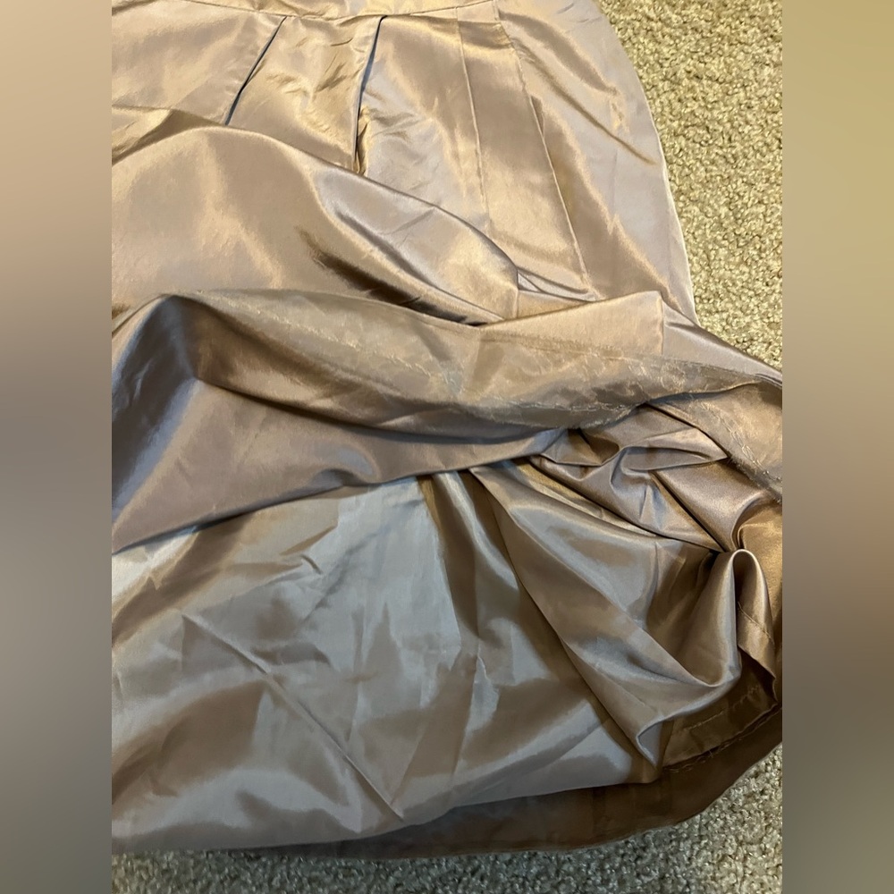 J. Crew Blakey Taffeta Fawn Color Formal Dress size 4 - Picture 14 of 14